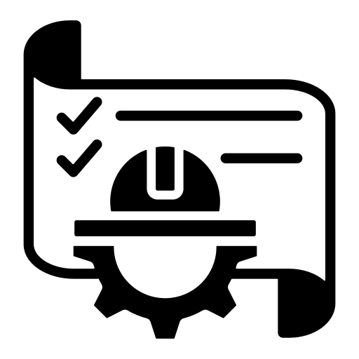 civil work contracting icon