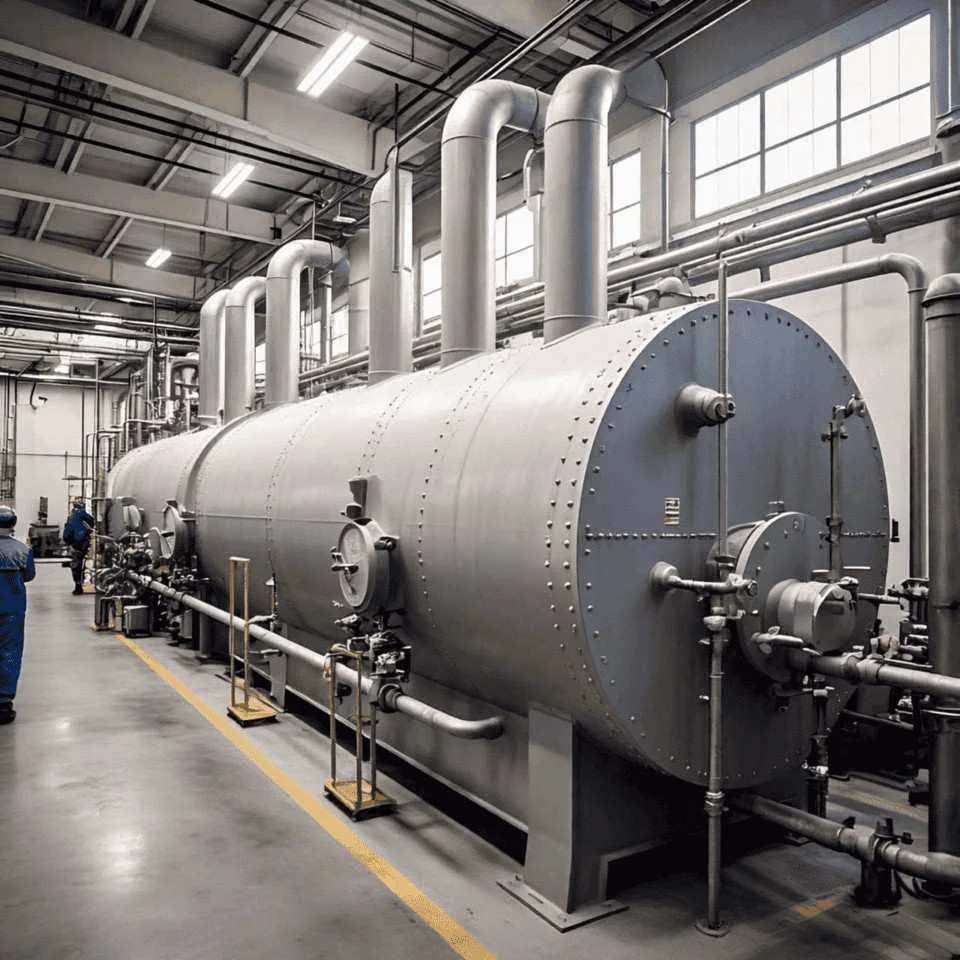 architectural boiler setup