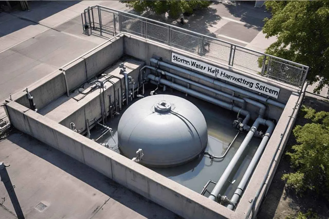 architectural storm water harvesting