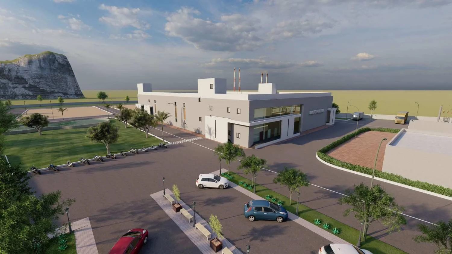  A A Rano Pharma exterior, Nigeria — 3,00,000 sq ft pharmaceutical campus designed by Geometrix Architects
